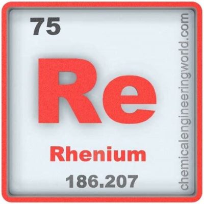  Rhenium Legeringar: En djupdykning i höghållfasthet och korrosionsbeständighet!